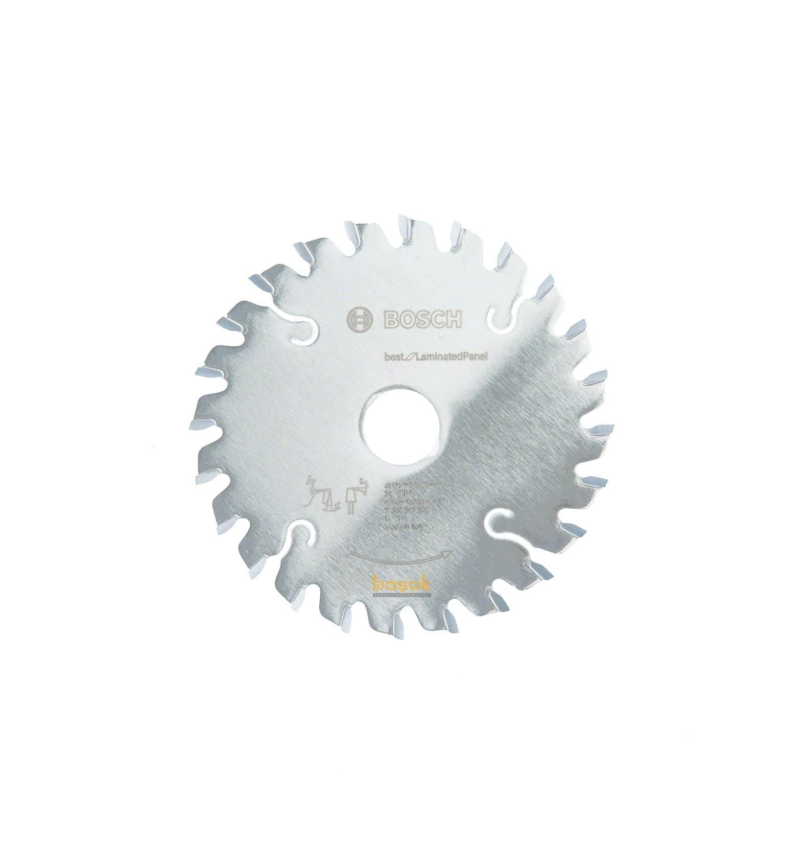 Bosch Best Laminant 125*22 mm 24 Diş Daire Testere Bıçağı 2608642608