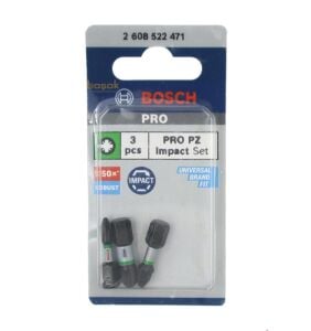Bosch Impact Yıldız Bits Uç PZ1/2/3 x 25 mm 3'lü 2608522471