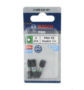 Bosch Impact Yıldız Bits Uç PZ1/2/3 x 25 mm 3'lü 2608522471