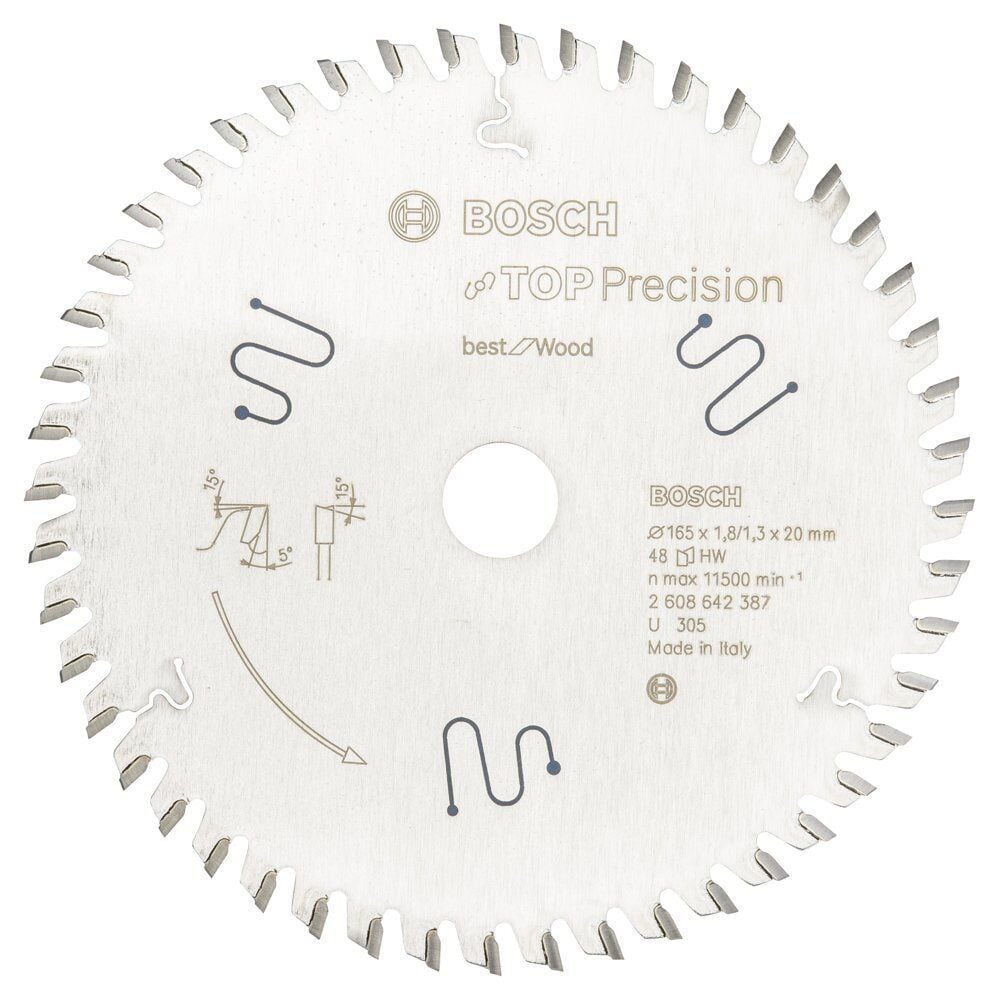 Bosch Farklı Malzeme Kesimi için Daire Testere 165*20 mm 56 Diş M.Material 2608642387