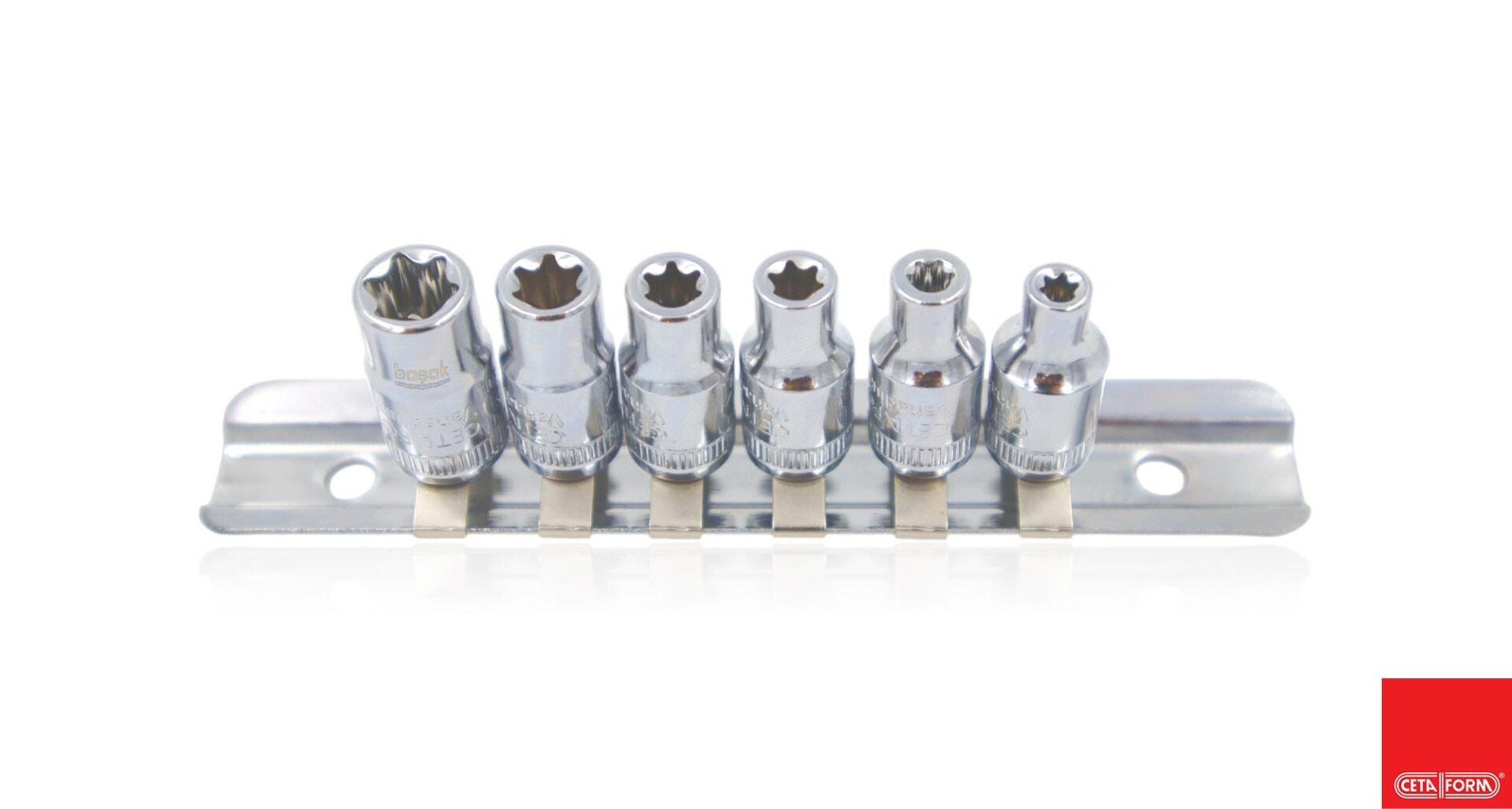 Ceta E4 - E10 Dişi Torx 1/4'' Lokma Takımı 6 Parça C06-R06