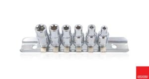 Ceta E4 - E10 Dişi Torx 1/4'' Lokma Takımı 6 Parça C06-R06