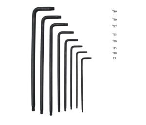 Ceta Form T9-T40 Top Başlı TORX Allen Takımı 8 Parça LT/700B