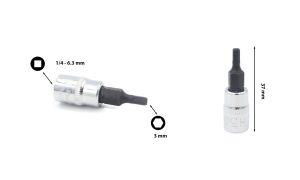 Ceta Form 3 mm 1/4” Lokmalı Allen C08S-H30