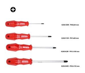 Ceta Form 4000M/4ST4 Yıldız Tornavida Takımı 4 Parça