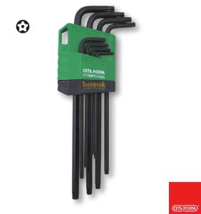 Ceta Form 8 Parça 5 Köşe Delikli TORX L Anahtar Takımı (Uzun Tip) LT/700IPR
