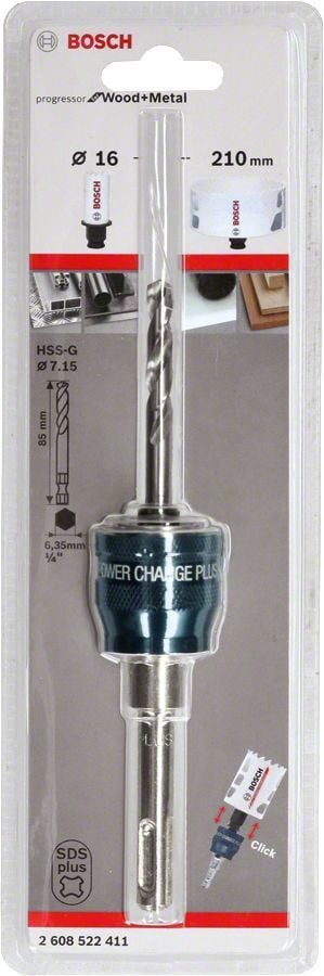 Bosch Power Change Plus Adaptör HSS-G 85 mm SDS Plus 2608522411
