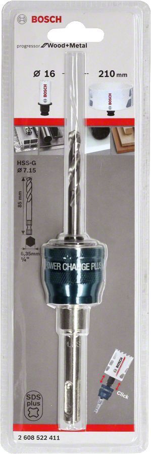 Bosch Power Change Plus Adaptör HSS-G 85 mm SDS Plus 2608522411