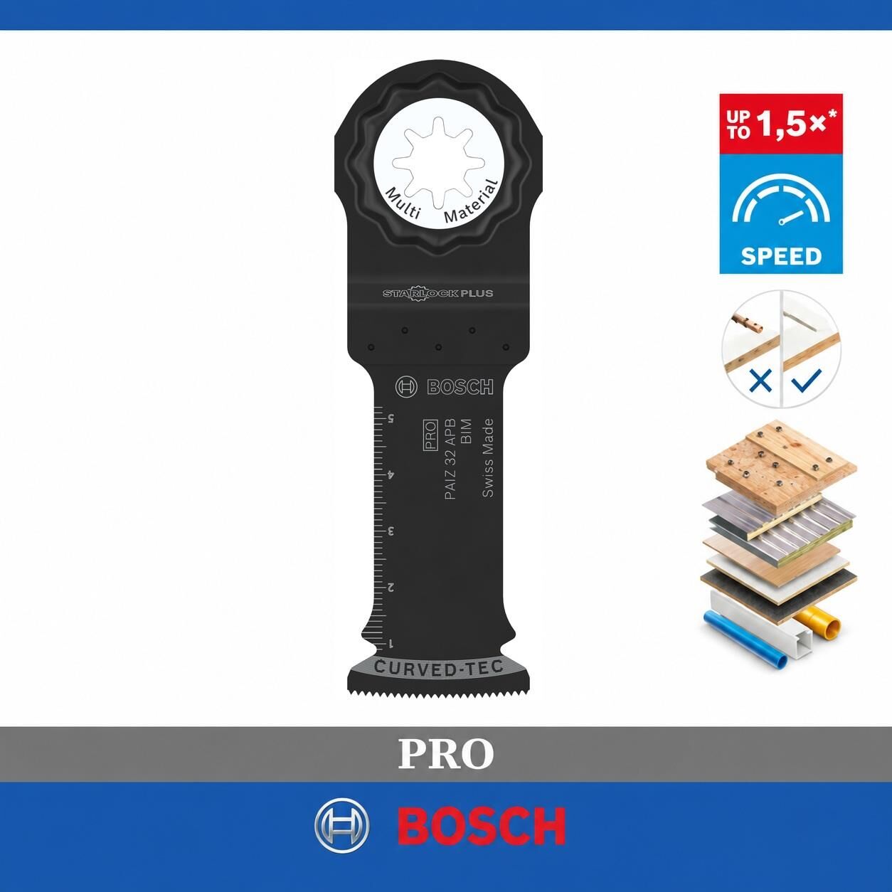 Bosch Pro PAIZ 32 APB 10'lu Multi Starlock Plus Testere 2608669129