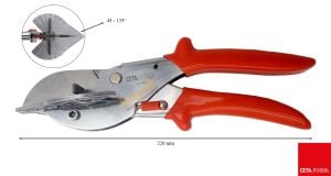 Ceta Form 220 mm Kablo Kanalı Makası 45°-135°