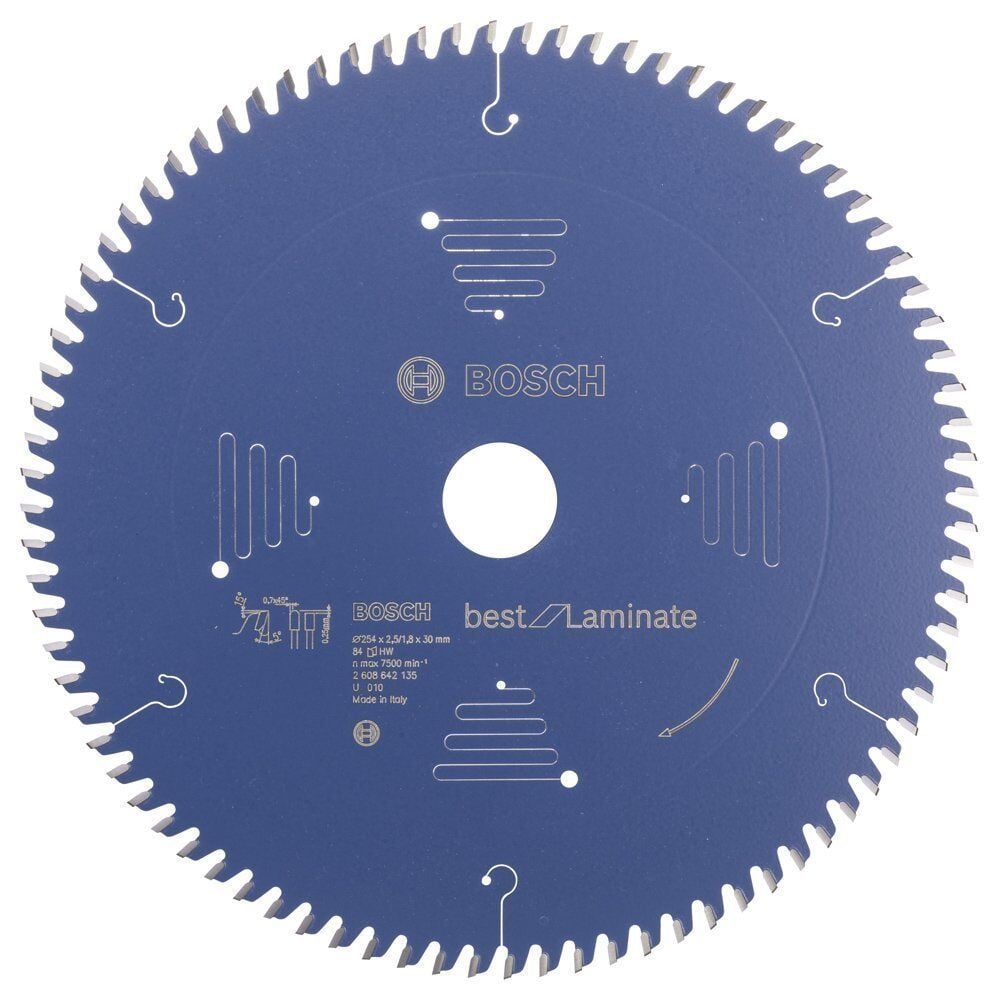Bosch Laminant Parke Kesme Testeresi 254*30 mm 84 Diş Best 2608642135