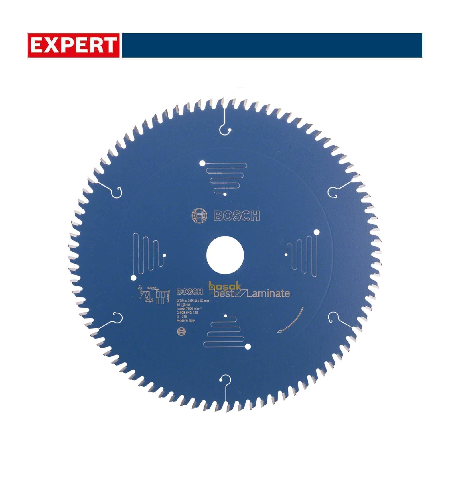 Bosch Laminant Parke Kesme Testeresi 254*30 mm 84 Diş Best 2608642135