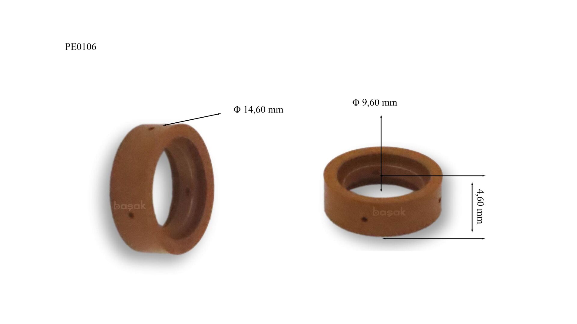 PE0106 S25-S35-S45-S65-PT40-PT60 Plazma Kesim Difuzoru Trafimet