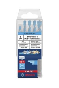 Bosch Expert HEX-9 5'li Çok Amaçlı Matkap Ucu Seti 2608902289