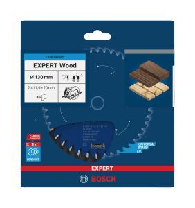 Bosch Ahşap Daire Kesme Bıçağı 130*20 mm 36 Diş Expert 2608644007