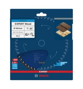 Bosch Ahşap Daire Kesme Bıçağı 165*20 mm 48 Diş Expert 2608644024