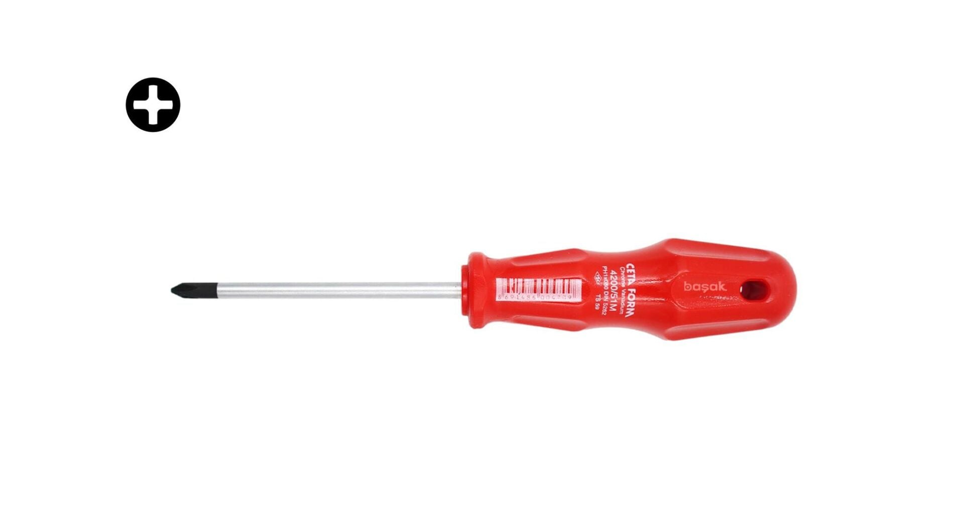 Ceta Form PH1 x 80 mm Yıldız Tornavida 4200/51M