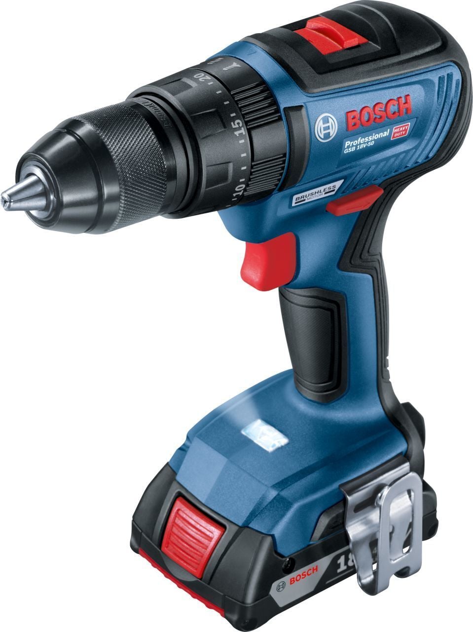 Bosch GSB 18V-50 (2x2.0Ah) Akülü Darbeli Matkap 06019H5100