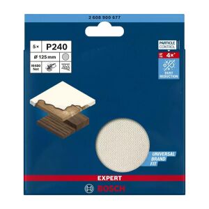 Bosch M480 125 mm 240 kum Elek Telli Ağ Zımpara 2608900677