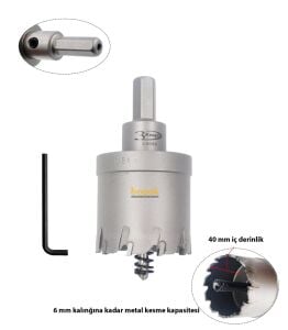 3Keego 51 mm TCT Uzun Delik Testeresi HP80