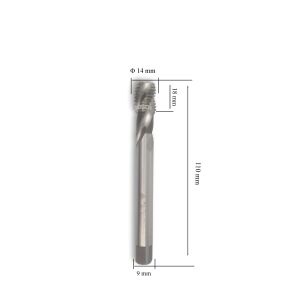 MTE M14 Helis Makine Kılavuzu İnce Şaftlı HSSE DIN 376/C