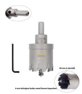 3Keego 48 mm TCT Uzun Delik Testeresi HP80