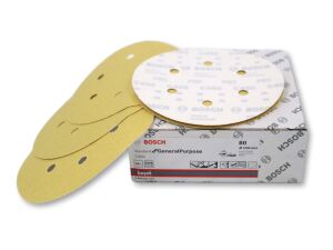 Bosch C450 150 mm 6 Delikli 80 Kum Zımpara Kağıdı 50'li 2608621723