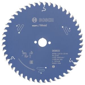 Bosch Ahşap Daire Kesme Bıçağı 190*20 mm 48 Diş Expert 2608644045