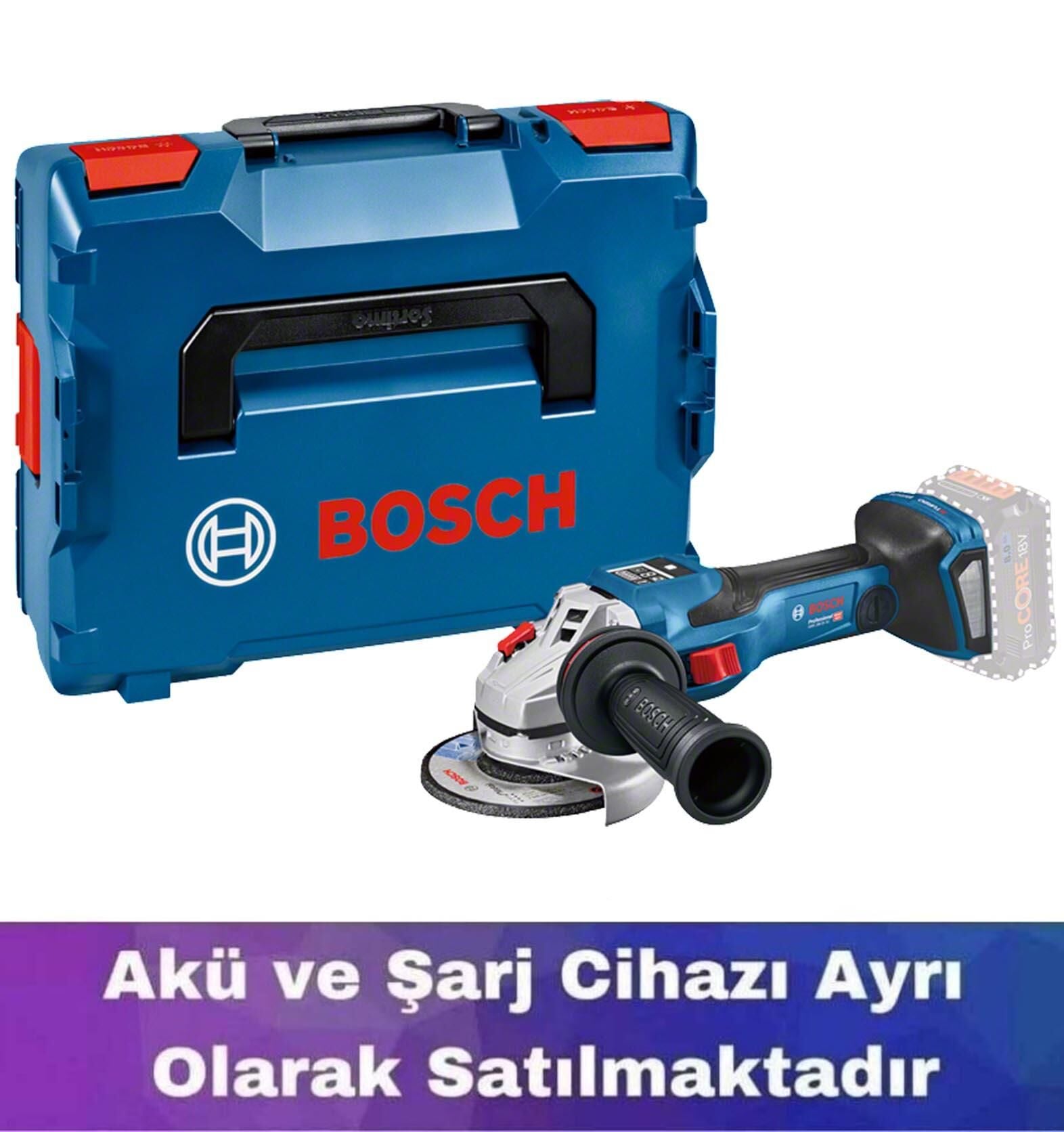 Bosch GWS 18V-15 SC Akülü Taşlama Makinesi (Akü ve Şarj Yoktur) 06019H6100