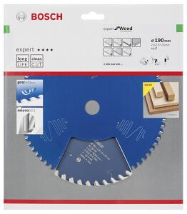 Bosch Ahşap Daire Kesme Bıçağı 190*30 mm 48 Diş Expert 2608644049