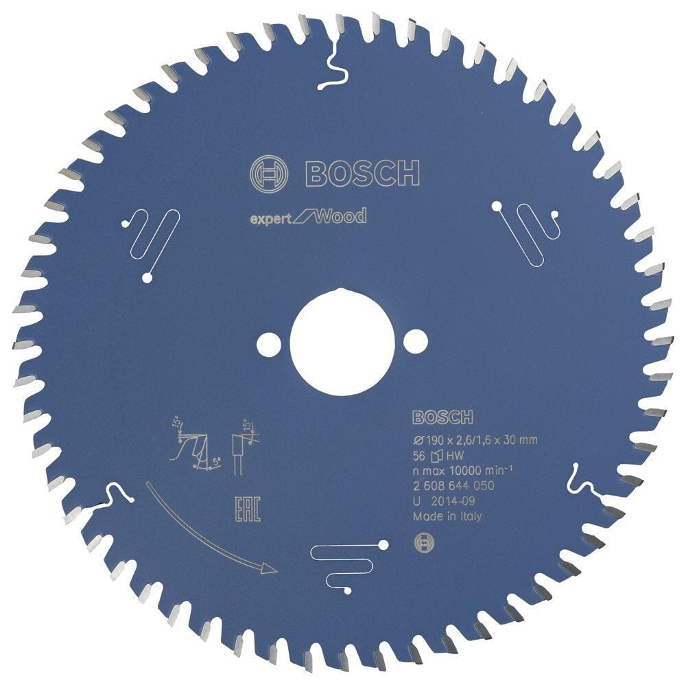 Bosch Ahşap Daire Kesme Bıçağı  190*30 mm 56 Diş Expert 2608644050