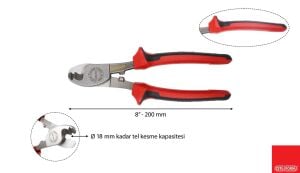 Ceta Form 200 mm Kablo Kesici DuoTech Sap E60-41-0200