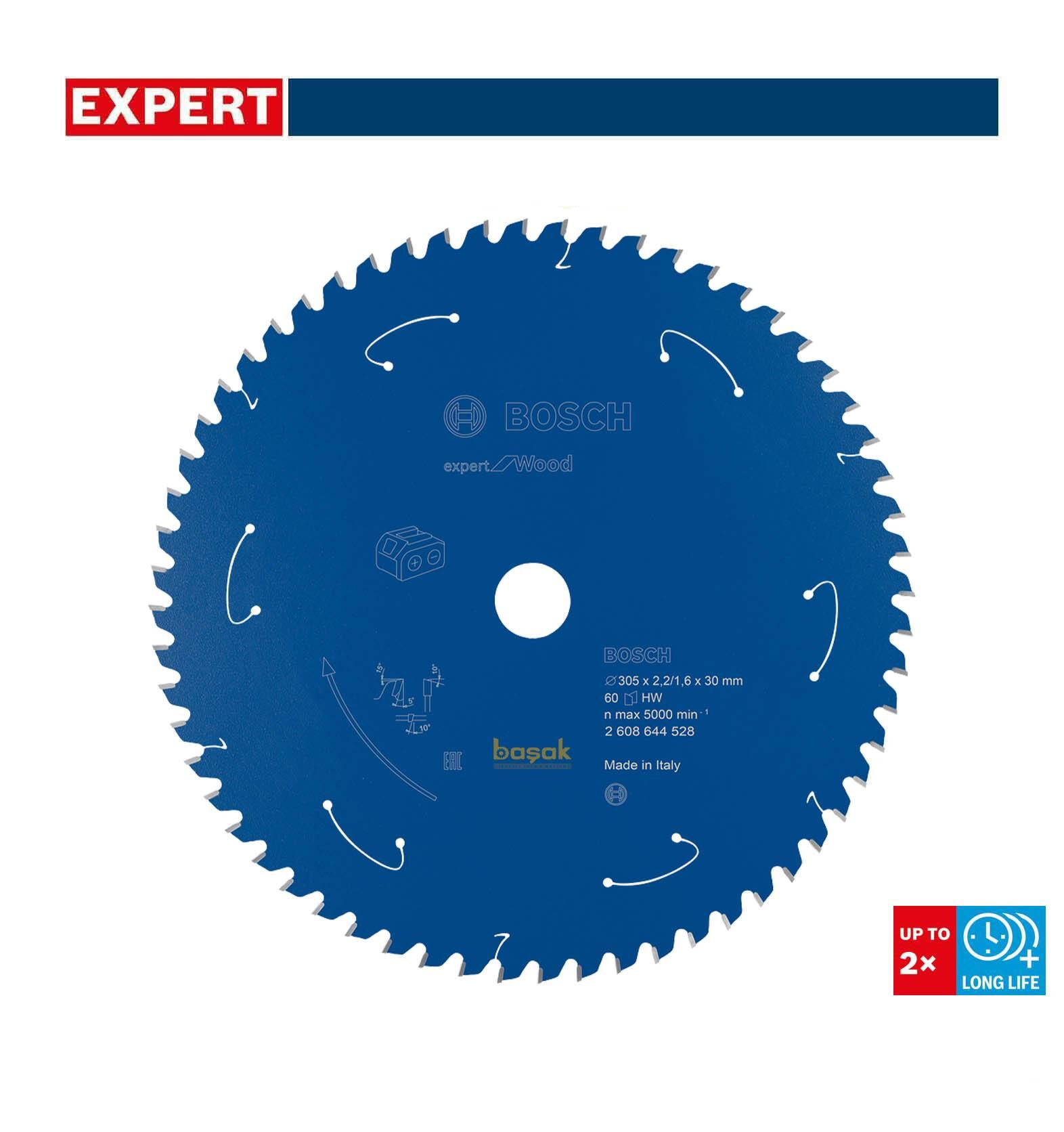Bosch Expert 305x30 mm 60 Diş Akülü Ahşap Daire Testere 2608644528
