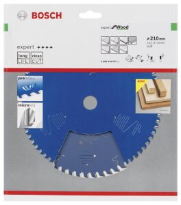 Bosch Ahşap Daire Kesme Bıçağı 210*30 mm 56 Diş Expert 2608644057