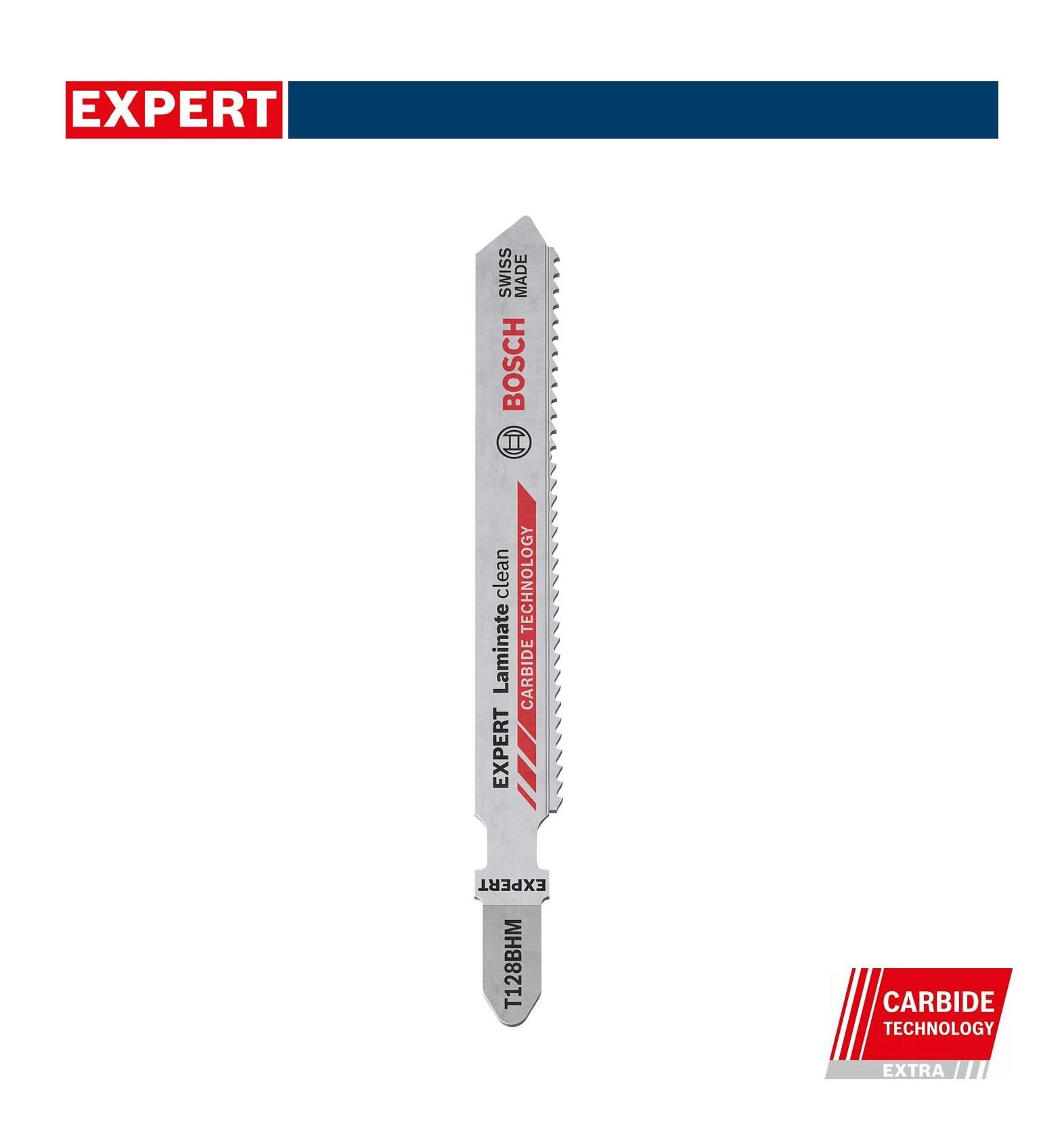 Bosch Expert T 128 BHM 3'lü Laminant İçin Dekupaj Bıçağı 2608900542