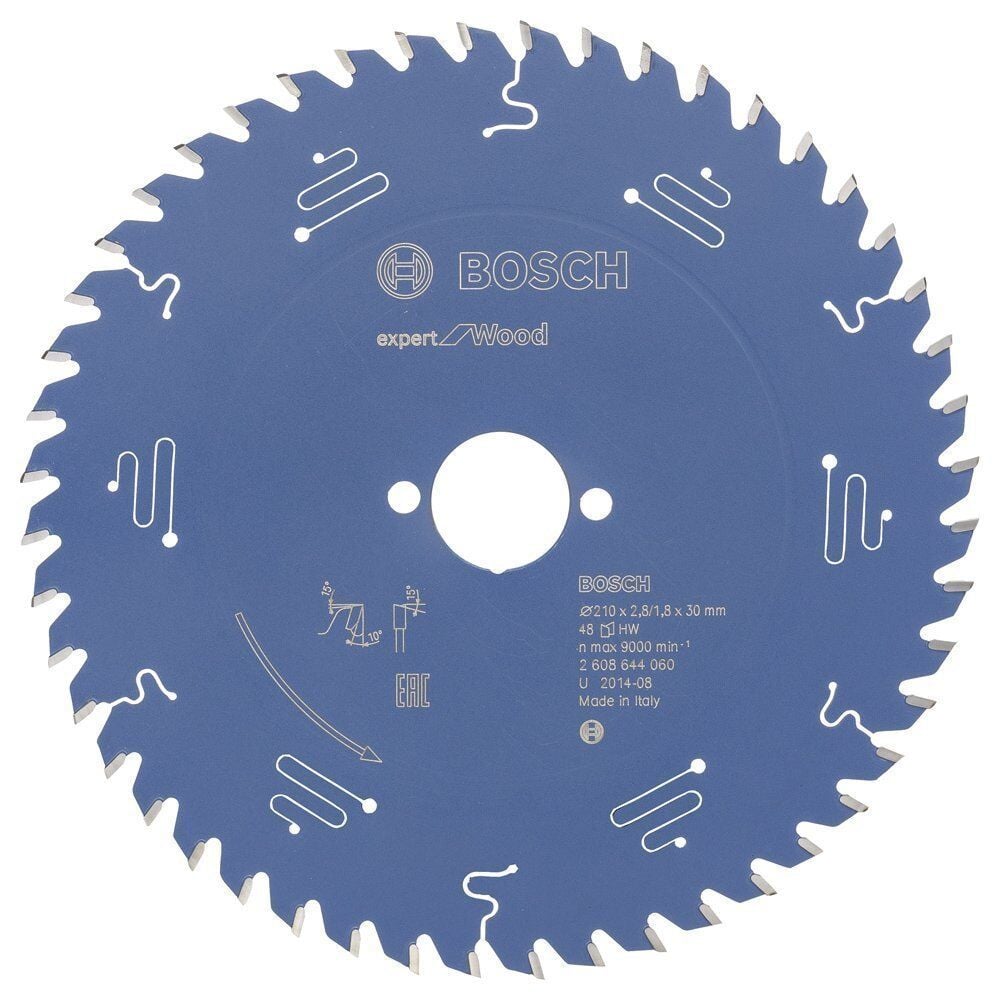 Bosch EXW Ahşap Daire Kesme Bıçağı 210*30 mm 48 Diş Expert 2608644060