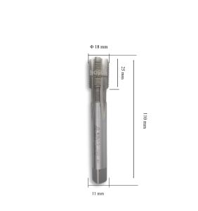 MTE M18x1,5 İnce Diş Makina Kılavuzu Düz HSSE DIN 374/C