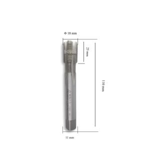 MTE M18x1,5 İnce Diş Makina Kılavuzu Düz HSSE DIN 374/C