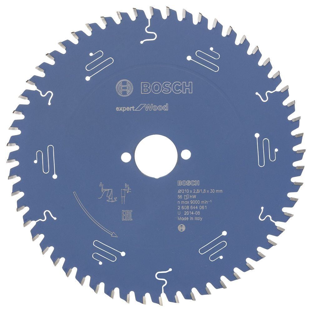 Bosch Ahşap Daire Kesme Bıçağı 210*30 mm 56 Diş Expert 2608644061