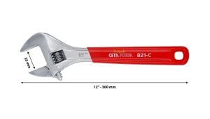 Ceta Form 300 mm Krom Kaplı Kurbağacık Anahtar B21-300C