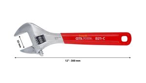 Ceta Form 300 mm Krom Kaplı Kurbağacık Anahtar B21-300C