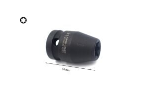 Ceta Form E10 - E24 1/2'' Dişi Torx Havalı Lokma Takımı 8 Parça C66-R08