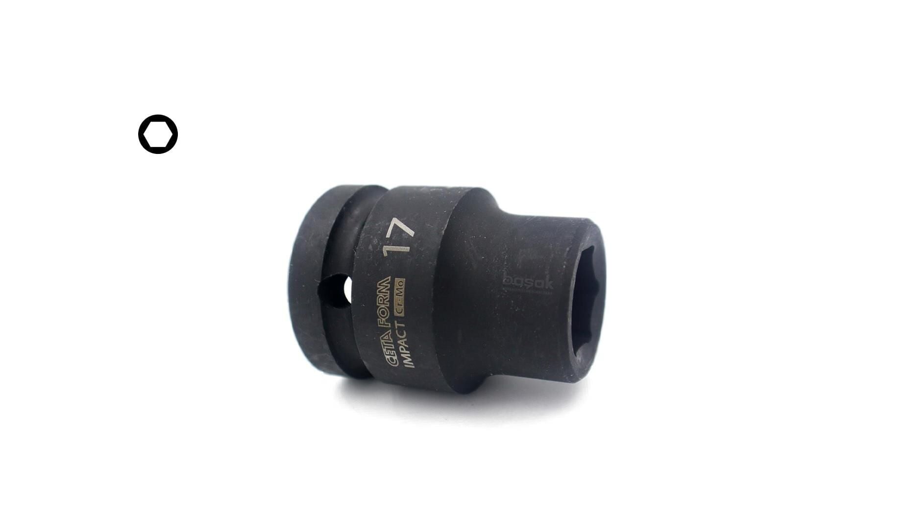 Ceta Form 17 mm 3/4” 6 Köşe Havalı Lokma Anahtar C72-H17