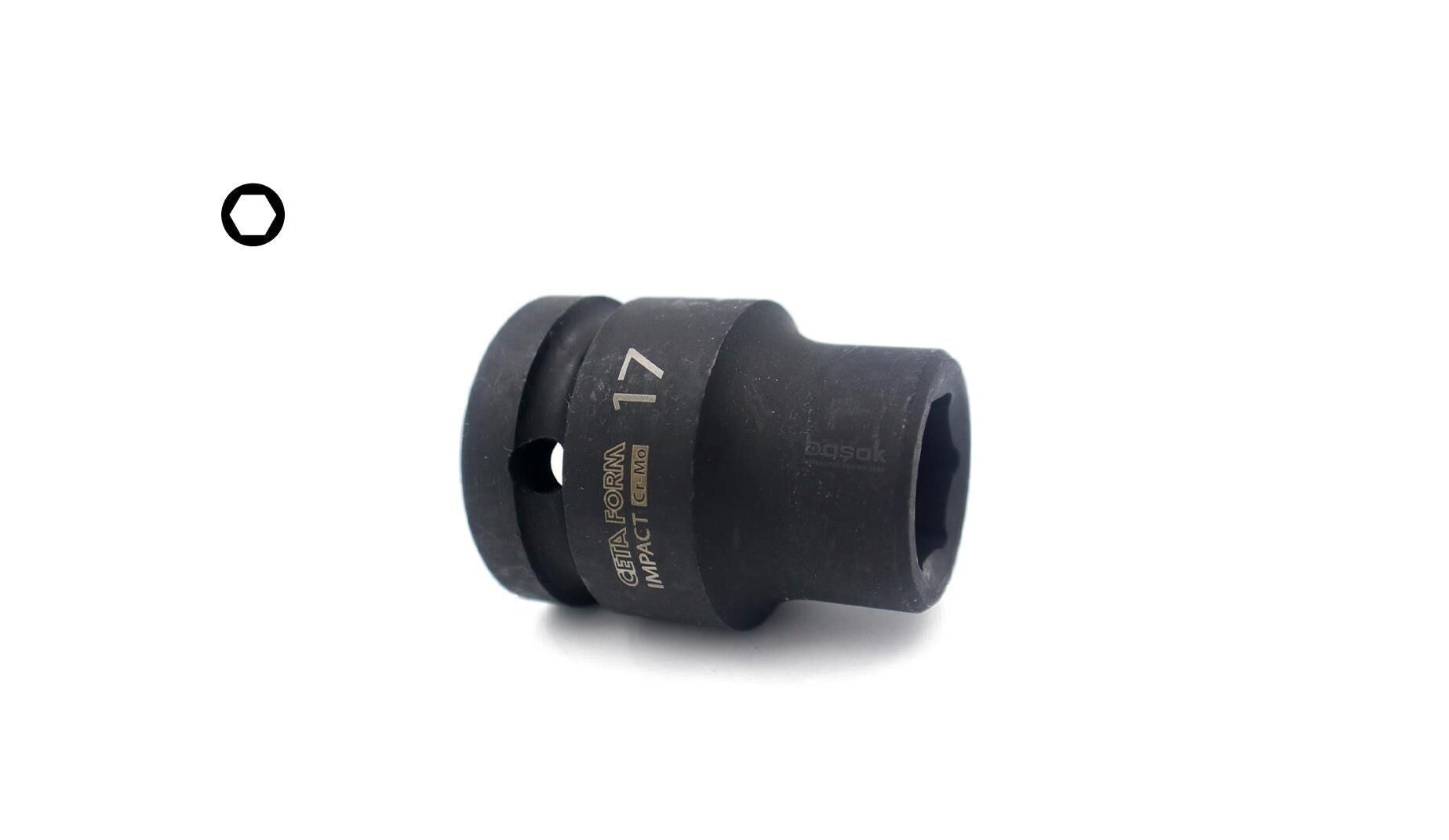 Ceta Form 17 mm 3/4” 6 Köşe Havalı Lokma Anahtar C72-H17
