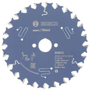 Bosch Ahşap Daire Kesme Bıçağı 130*20 mm 24 Diş Expert 2608644006