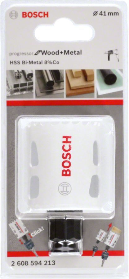Metal ve Ahşap 41 mm Hss Bi-Metal %8 Kobaltlı Delik Testeresi BOSCH 2608594213