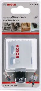 Metal ve Ahşap 43 mm Hss Bi-Metal %8 Kobaltlı Delik Testeresi BOSCH 2608594214