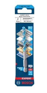 Bosch Expert HEX-9 7 x 100 mm Çok Amaçlı Matkap Ucu 2608902262