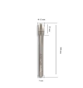 MTE M12x1,5 İnce Diş Makina Kılavuzu Düz HSSE DIN 374/C