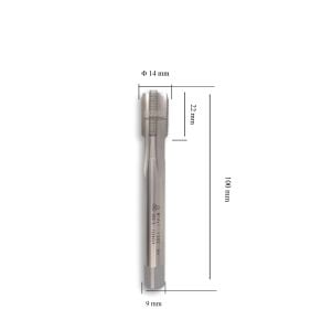 MTE M14x1 İnce Diş Makina Kılavuzu Düz HSSE DIN 374/C